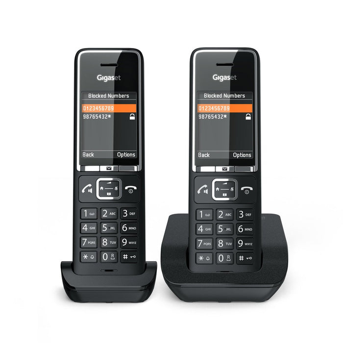 EAN 4250366866352 - Gigaset COMFORT 550 duo Teléfono analógico Identificador de llamadas Negro imagen 8