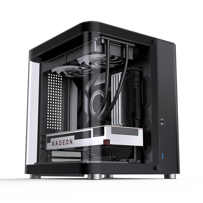 Jonsbo Tk-1 2.0 Micro-Atx Gehäuse, Temperojo Glass - Negro
