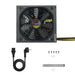EAN 8433281010284 - TooQ TQAPOLO-600SP unidad de fuente de alimentación 600 W 20+4 pin ATX ATX Negro imagen 6