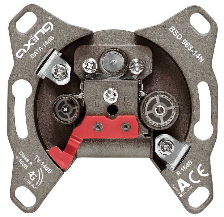 Axing Bsd 963-14n Antennendose Durchgang 14db