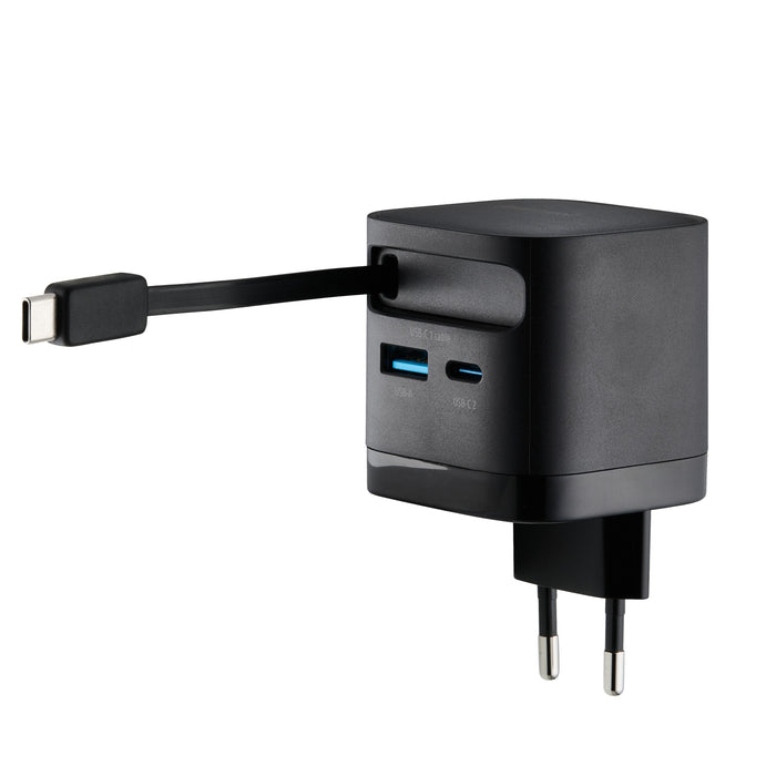 Intenso Compact Fam Charger 65w Usb-C Usb-A Negro