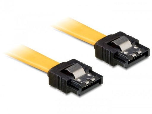 EAN 4043619828135 - DeLOCK 0.7m SATA M/M cable de SATA 0,7 m Amarillo imagen 1