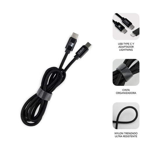 EAN 8436586742096 - SUBBLIM SUBCHG-3WPD11 cargador de dispositivo móvil Universal Negro, Gris Corriente alterna Carga rápida  imagen 2
