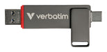 EAN 0023942320418 - Verbatim Dual QuickStick unidad flash USB 256 GB USB Type-A / USB Type-C 3.2 Gen 1 (3.1 Gen 1) Gris imagen 10