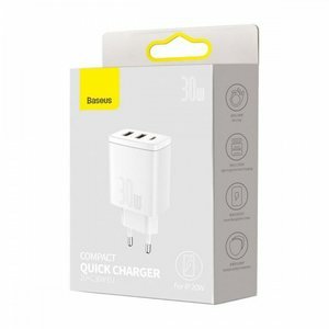 EAN 6953156207301 - Baseus CCXJ-E02 cargador de dispositivo móvil Universal Blanco Corriente alterna Carga rápida Interior imagen 5