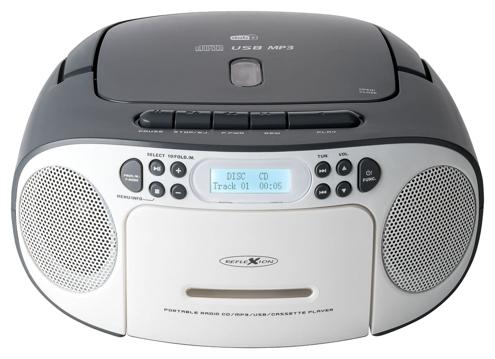 Reflexion Rcr2260dab Boombox Weiá/Grau