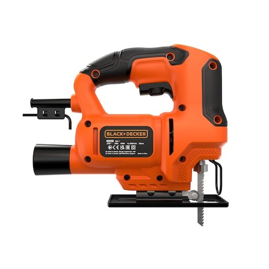 Sierra De Calar De Velocidad Variable Black Decker Bes603-Qs De 400 W Y 18 Mm, Color Naranja Y Negro.