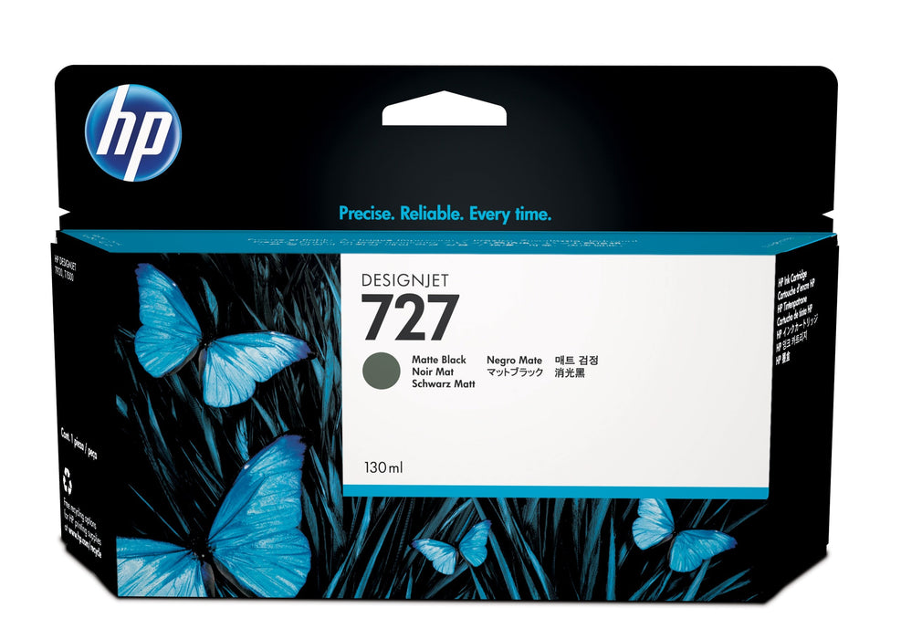 EAN 0887111963772 - HP 727 130-ml Matte Black DesignJet Ink Cartridge cabeza de impresora Inyección de tinta térmica imagen 1