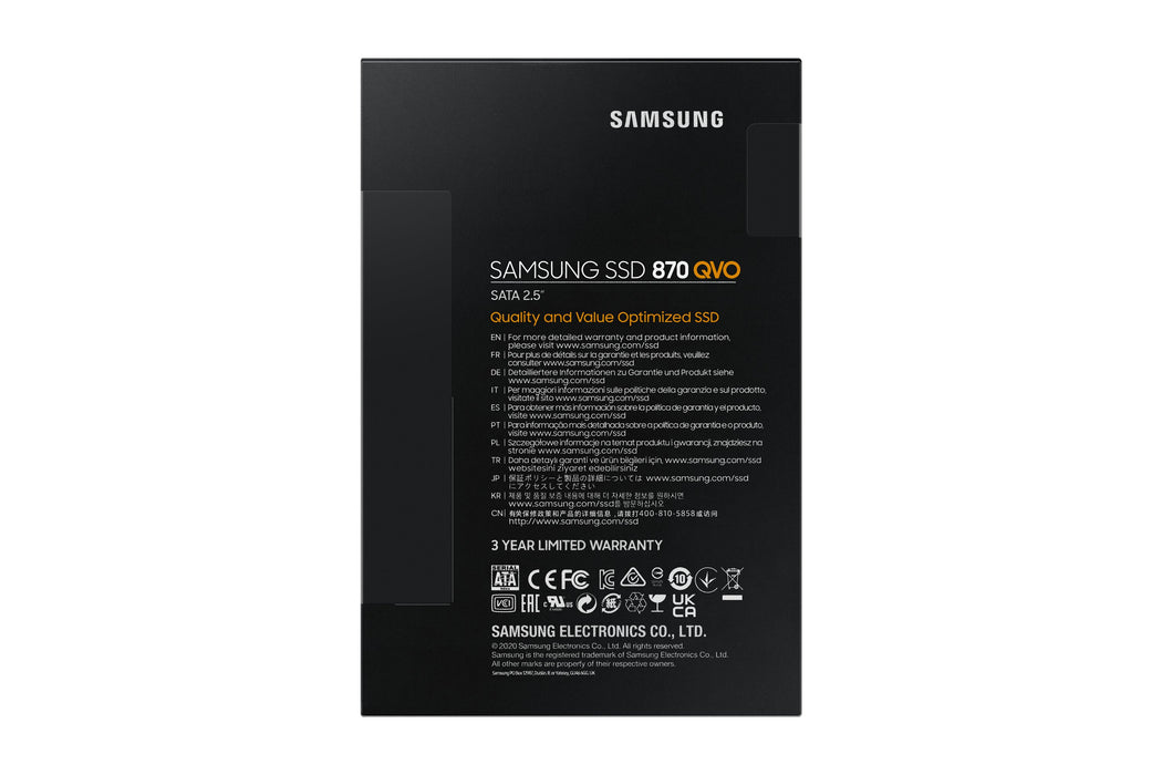 EAN 8806090396007 - Samsung MZ-77Q2T0 2 TB 2.5" Serial ATA III V-NAND MLC imagen 7