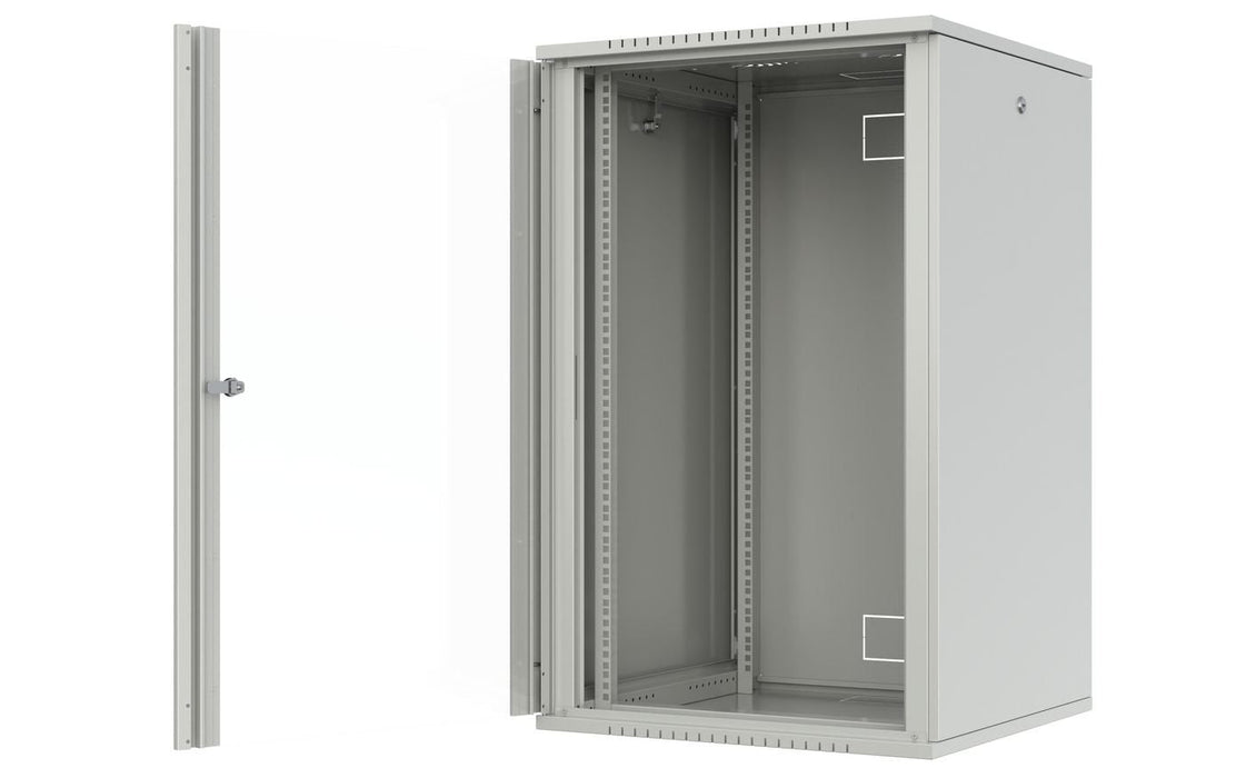 Quick Assembly Flat Pack 19"  20u Rack Wall Mount W:600 X