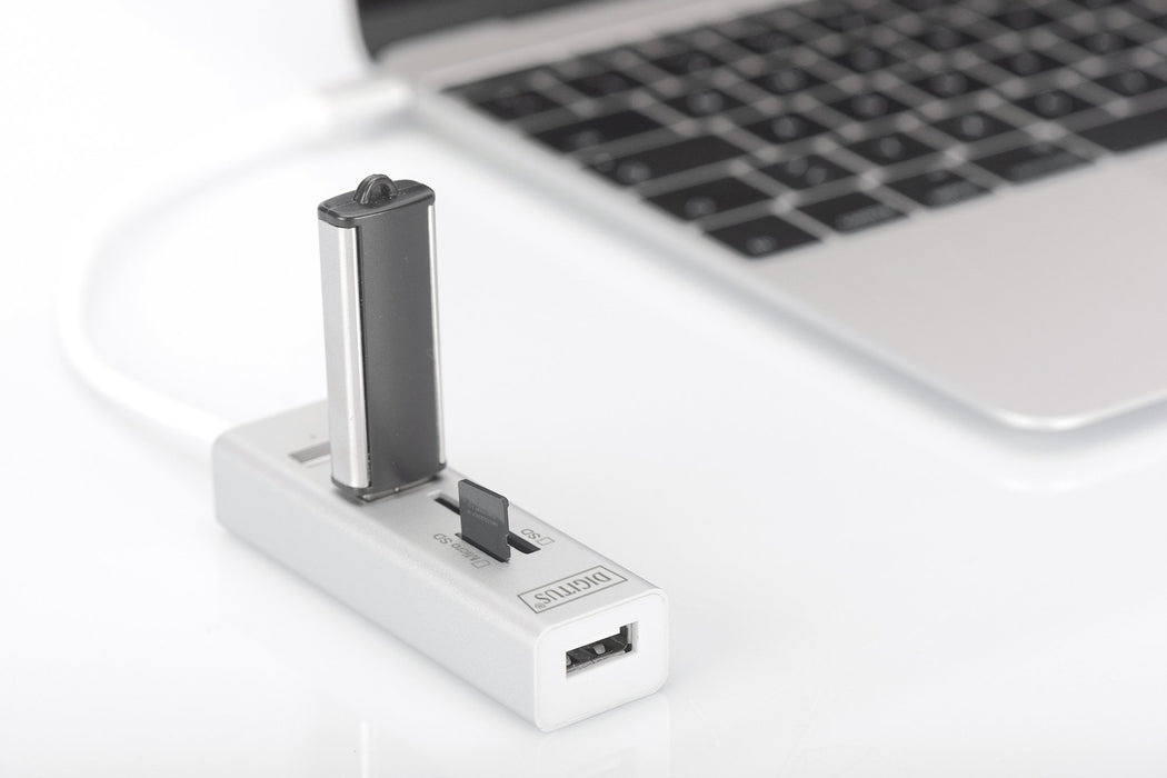 EAN 4016032425830 - Digitus DA-70243 lector de tarjeta USB 2.0 Blanco imagen 5
