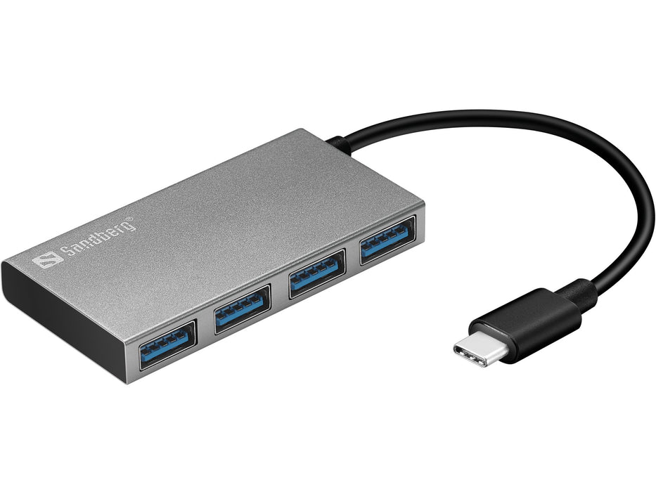 EAN 5705730136207 - Sandberg 136-20 hub de interfaz USB 3.2 Gen 1 (3.1 Gen 1) Type-C Blanco imagen 1