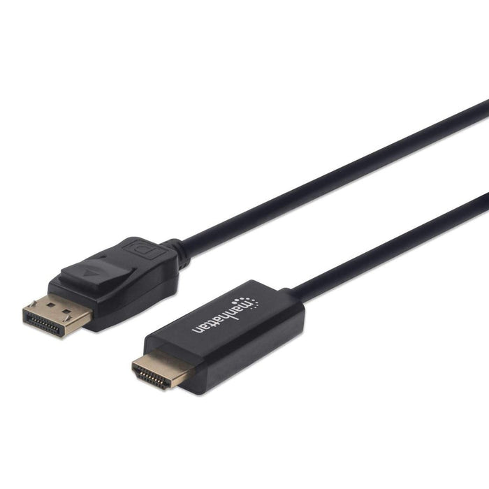 Manhattan 153195 Adaptador De Cable De Vídeo 1 M Displayport Hdmi Negro