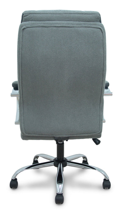Piqueras Y Crespo Forol Sillon Opti533 Basculante Tapizado Tela Color Gris Base Cromo Ruedas Nailon