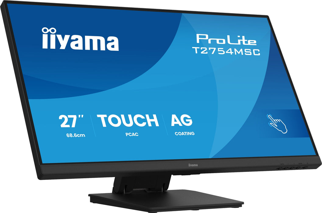 Iiyama 68.6cm 27" T2754msc-B2ag 16:9 M-Touch Vga+Hdmi
