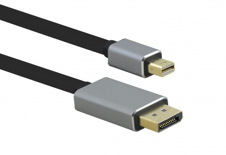 EAN 4005938884742 - Helos 288474 adaptador de cable de vídeo 3 m Mini DisplayPort DisplayPort Negro imagen 1