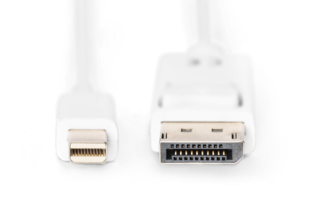 EAN 4016032289333 - Digitus AK-340102-020-W cable DisplayPort 2 m Mini DisplayPort Blanco imagen 2