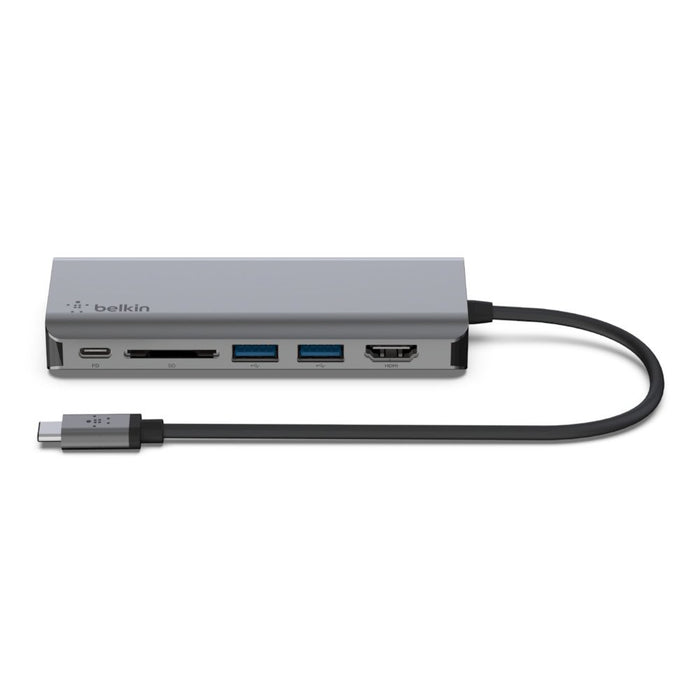 EAN 0745883819829 - Belkin AVC008BTSGY base para portátil y replicador de puertos USB 3.2 Gen 1 (3.1 Gen 1) Type-C Negro, Gri imagen 2