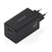 EAN 8435739903186 - AISENS ASCH-100W3P052-BK cargador de dispositivo móvil Universal Corriente alterna Carga rápida Interior imagen 2