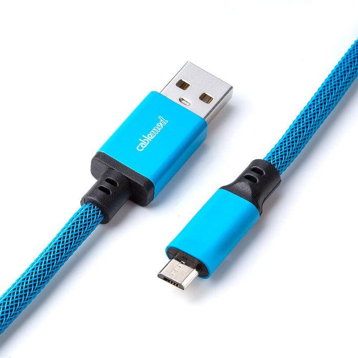 Cablemod Classic Coiled Keyboard Cable Micro Usb A Usb Tipo A, Spectrum Azul - 150cm