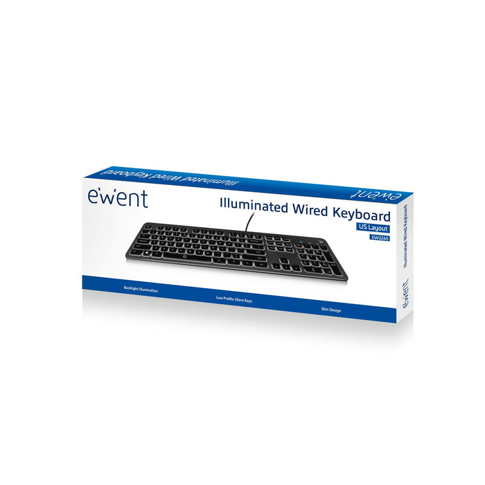 EAN 8052101430165 - Ewent EW3268 teclado Universal USB QWERTY Italiano Negro imagen 2