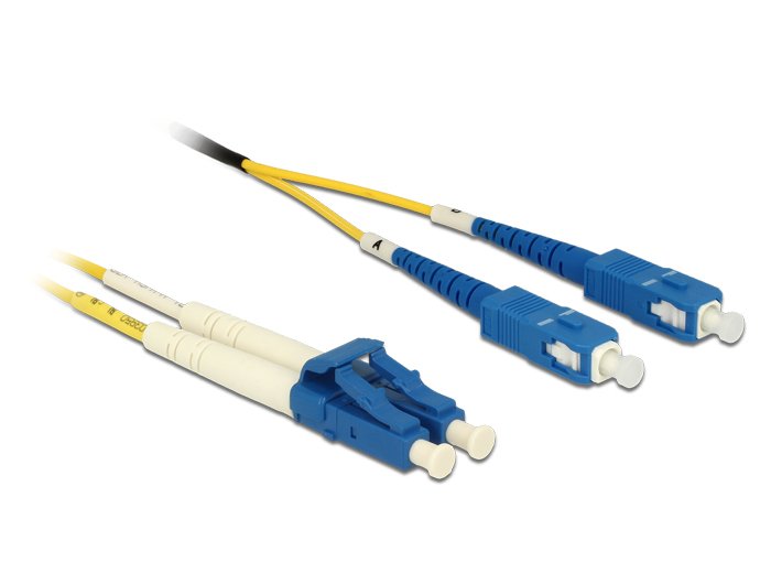 Delock Cable Lichtwellenleiter Lc > Sc Singlemode Os2 1 M