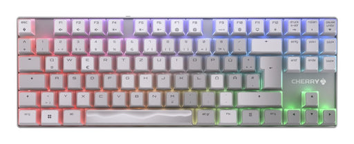 EAN 4025112115547 - CHERRY XTRFY MX 8.2 TKL Wireless XAGA teclado Juego USB + RF Wireless + Bluetooth QWERTZ Alemán Blanco imagen 1