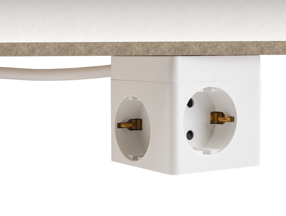 Delock Cubo De Enchufe Con Cable De Extensión 3 Tomas Con Bloqueo Infantil