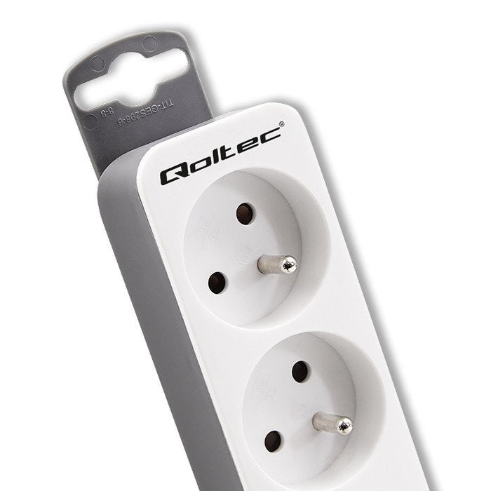 EAN 5901878502885 - Qoltec 50288 base múltiple 1,8 m 4 salidas AC Interior Blanco imagen 5