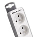 EAN 5901878502922 - Qoltec 50292 base múltiple 1,8 m 6 salidas AC Interior Blanco imagen 2