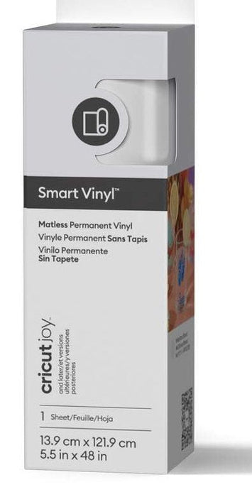 Cricut Smart Vinyl Permanent Joy 14x122cm 1 Sheet (White)