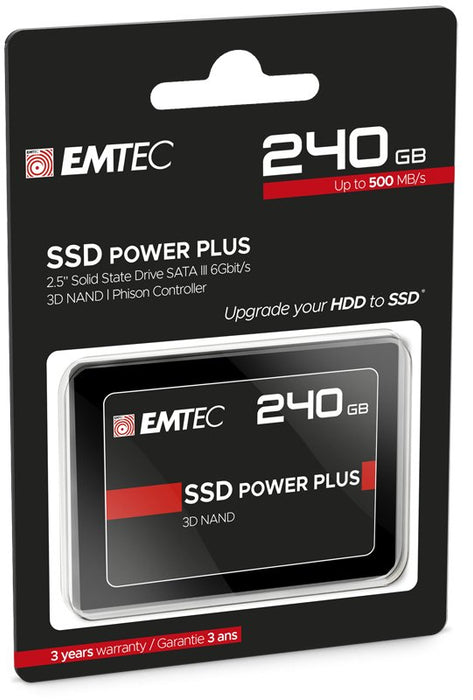 EAN 3126170136404 - Emtec X150 Power Plus 240 GB 2.5" Serial ATA III imagen 3