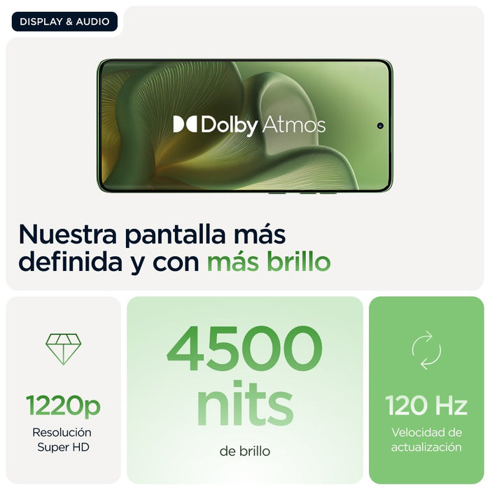 Smartphone  Moto Edge 60 Shmrock 8+512gb