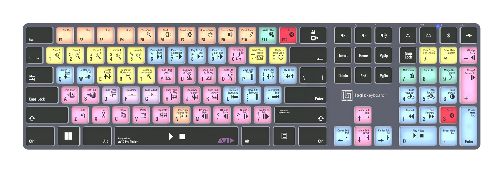 EAN 5707795023317 - Logickeyboard LKB-PT-TPC teclado Hogar / Oficina USB + Bluetooth QWERTZ Alemán Negro imagen 1