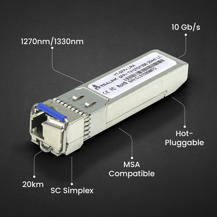 EAN 5902560366211 - Extralink EX.6211 red modulo transceptor Fibra óptica 10000 Mbit/s SFP+ imagen 16