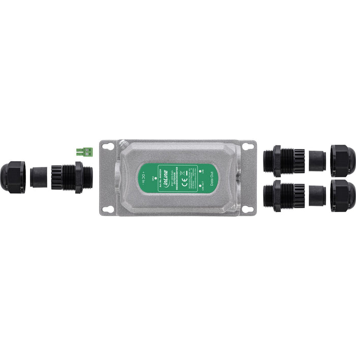Convertidor De Medios Inline® Poe+ Para Exteriores Ip67 Ik10 1 Gb/S Rj45 Sfp  Inline®