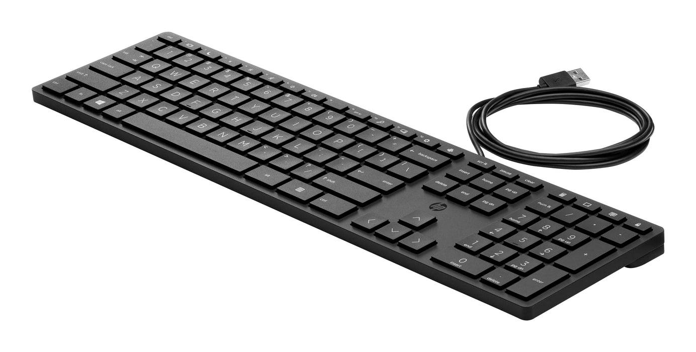EAN 0194721888419 - HP 320K Wired Keyboard teclado Oficina USB Negro imagen 8