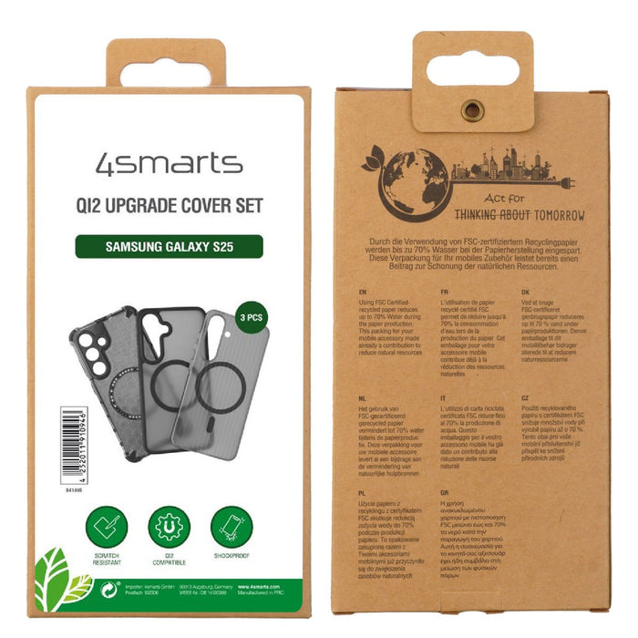 EAN 4252011910946 - 4smarts 541405 funda para teléfono móvil 15,8 cm (6.2") Gris, Transparente imagen 6
