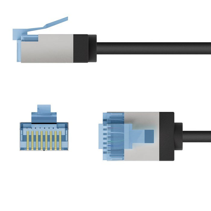 EAN 4040849743153 - Goobay 74315 cable de red Negro 0,15 m Cat6a U/FTP (STP) imagen 3