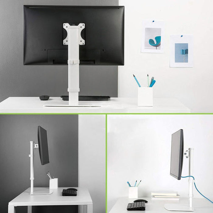 EAN 8051128102765 - Techly ICA-LCD 260 soporte para monitor 68,6 cm (27") Escritorio Blanco imagen 10