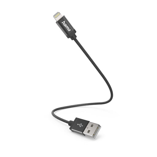 EAN 4047443486202 - Hama 00201578 cable de conector Lightning 0,2 m Negro imagen 1