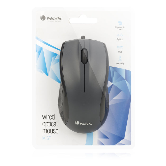 EAN 8435430603927 - NGS Black Mist ratón Oficina mano derecha USB tipo A Óptico 800 DPI imagen 7