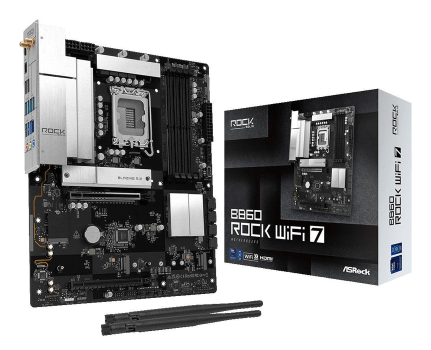 Mb Asrock Intel 1851 B860 Rock Wifi 7