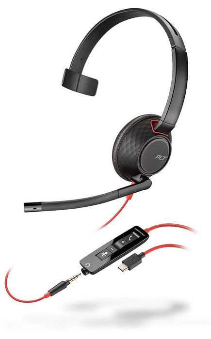 EAN 5704174214786 - Poly Blackwire 5210 Auriculares Alámbrico Diadema Oficina/Centro de llamadas USB Tipo C Negro imagen 1