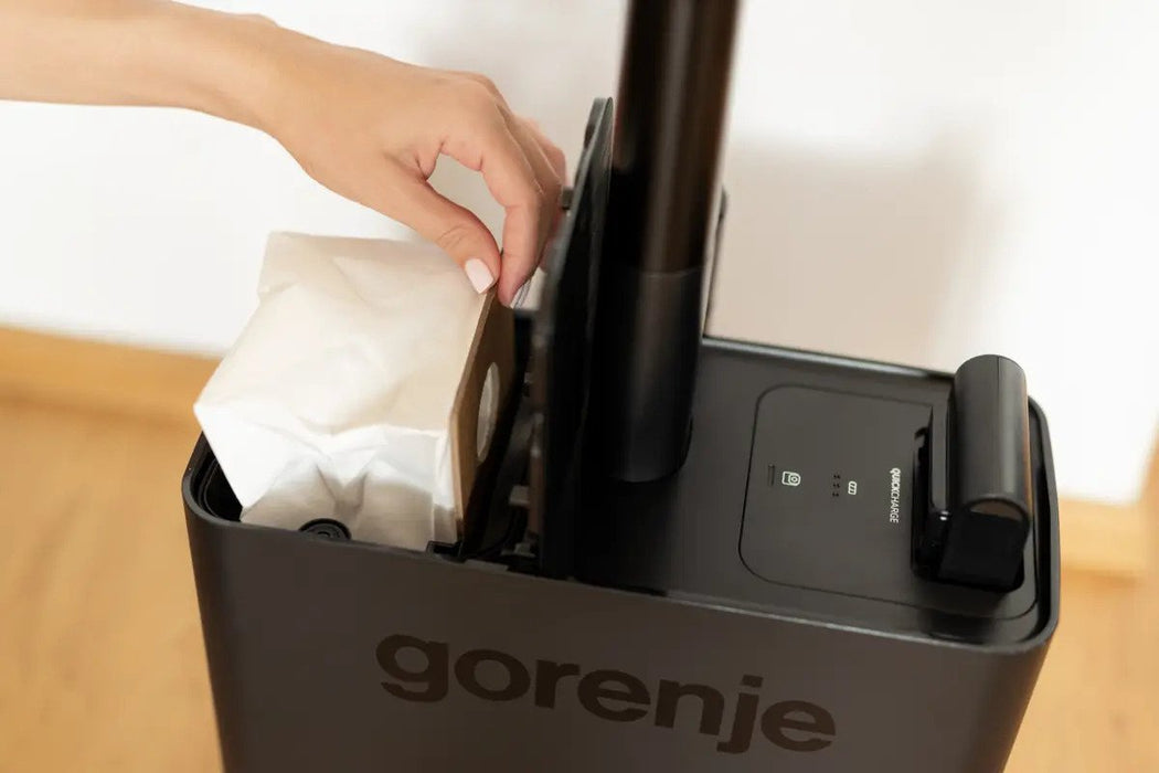EAN 3838783075833 - Gorenje SVC296749NEBL Aspiradora escoba 2 en 1 Batería Secar HEPA Sin bolsa 0,6 L 550 W Carbón vegetal imagen 14