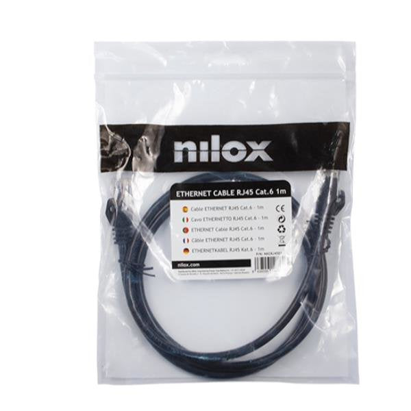 EAN 8436556146862 - Nilox NXCRJ4501 cable de red Negro 1 m Cat6 U/UTP (UTP) imagen 6