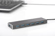 EAN 4016032447474 - Digitus DA-70241-1 hub de interfaz USB 3.2 Gen 1 (3.1 Gen 1) Type-A 5000 Mbit/s Gris imagen 5