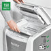 EAN 4002432124107 - Leitz 80130000 triturador de papel Corte cruzado 55 dB 22 cm Gris, Blanco imagen 7