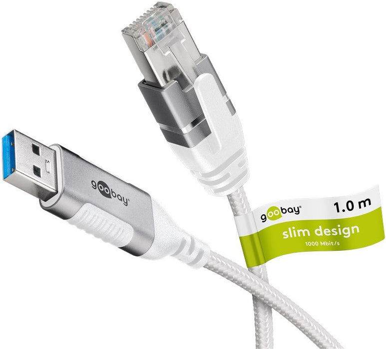 EAN 4040849743771 - Goobay 74377 cambiador de género para cable USB 3.0 type A RJ45 Blanco imagen 11