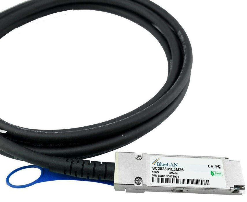 Blueoptics 100gb 1m Qsfp28 100gbase-Cr4 Dac( Qsfp-100g-Cu1m)